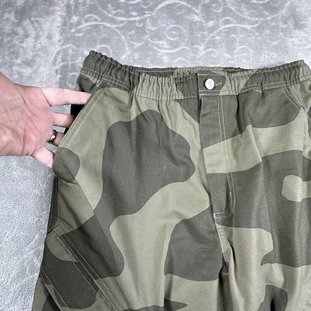 Jordan Essentials Chicago Pants Mens Medium Green Camo Utility Cargo 32x32